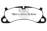 EBC 12-15 Porsche 911 (991) Carrera S 3.8L (Cast Iron Rotor Only) Bluestuff Front Brake Pads