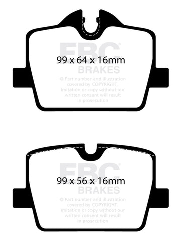 EBC 2019+ BMW Z4 G29 2.0T Bluestuff Rear Brake Pads