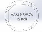 aFe Pro Series AAM 9.5/9.76 Rear Diff Cover Black w/Mach Fins & Oil 14-19 GM Silverado/Sierra 1500