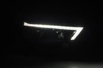 AlphaRex 14-20 Toyota 4Runner PRO-Series LED Proj Headlights Alpha-Black w/Sequential Signal/DRL