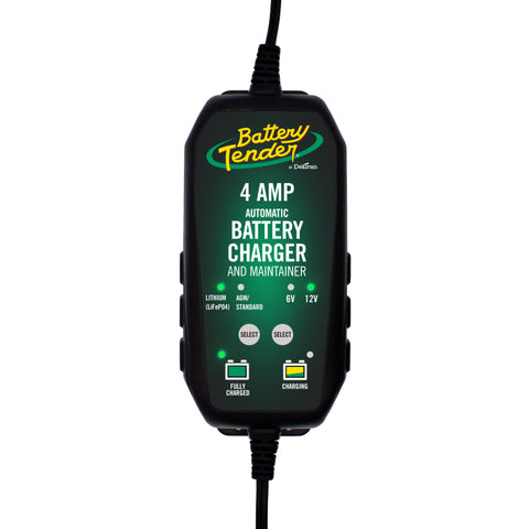 Battery Tender 6V 12V 4AMP Lead Acid and Lithium Selectable Battery Charger