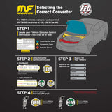 MagnaFlow Conv Univ 3.00inch C/C Met.