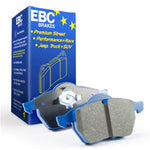 EBC 12-13 Porsche Panamera (Cast Iron only) 3.0 SC Hybrid Bluestuff Rear Brake Pads