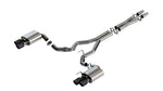 Borla 2024 Ford Mustang GT 5.0L V8 w/ Active Exhaust ATAK Cat-Back Exhaust System - Carbon Fiber