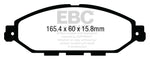 EBC 12-13 Infiniti JX35 3.5 Yellowstuff Front Brake Pads