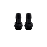 Mishimoto 2pcs. M20x1.5 5/8in Aluminum Catch Can Fittings - Black