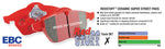 EBC 02-05 Mercedes-Benz C230 (W203) 1.8 Supercharged (European Model) Redstuff Front Brake Pads