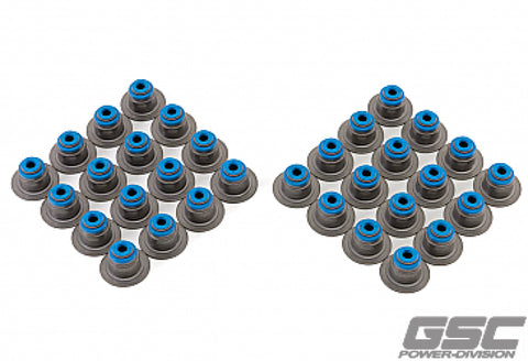 GSC P-D Ford Mustang 5.0L Gen 3 Coyote Valve Stem Seal w/Integrated Spring Seat - Set of 32