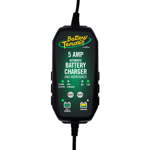 Battery Tender 12V 5AMP Lead Acid and Lithium Selectable Battery Charger
