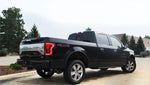 Corsa 2015-2020 Ford F-150 5.0L V8 (Super Crew Cab) Black Sport Single Side Dual 4in Tips CB Exhaust