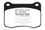 EBC 08+ Lexus IS-F 5.0 Yellowstuff Rear Brake Pads