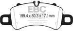 EBC 2016+ Porsche Boxster 718 (Iron Rotors Only) 2.5L Turbo Yellowstuff Front Brake Pads