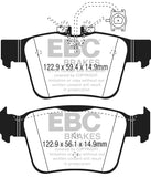 EBC 2017+ Alfa Romeo Giulia 2.0T Yellowstuff Rear Brake Pads