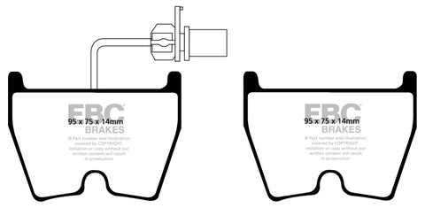 EBC 2018+ Audi TT RS Quattro 2.5L Turbo Bluestuff Front Brake Pads