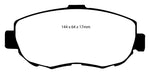 EBC 93-97 Lexus GS300 3.0 Redstuff Front Brake Pads