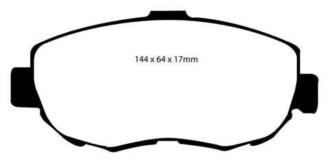 EBC 93-97 Lexus GS300 3.0 Redstuff Front Brake Pads