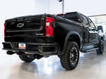 AWE Tuning 22-23 GMC Sierra 1500 AT4X 6.2L 0FG Catback Split Dual (Flat Bumper) - Diamond Black Tips