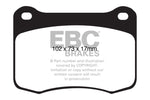 EBC 08+ Lexus IS-F 5.0 Yellowstuff Rear Brake Pads