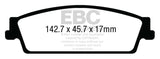 EBC 15+ Cadillac Escalade 6.2 2WD Yellowstuff Rear Brake Pads