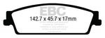 EBC 15+ Cadillac Escalade 6.2 2WD Ultimax2 Rear Brake Pads