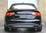 AWE Tuning Audi B8 A4 Touring Edition Exhaust - Quad Tip Polished Silver Tips - Does Not Fit Cabrio