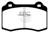 EBC 96-00 Lotus Esprit Turbo 2.0 Turbo GT3 Bluestuff Front Brake Pads