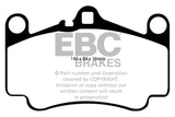 EBC 03-05 Porsche 911 (996) (Cast Iron Rotor only) 3.6 Carrera 4S Redstuff Front Brake Pads