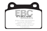 EBC 08-16 Mitsubishi Lancer Evo 10 2.0 Turbo (1 piece rotor) Redstuff Rear Brake Pads