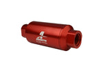 Aeromotive In-Line Filter - AN-10 size - 40 Micron SS Element - Red Anodize Finish