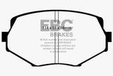 EBC 94-01 Mazda Miata MX5 1.8 Yellowstuff Front Brake Pads