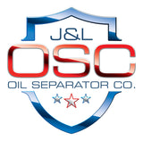 J&amp;L 19-24 Chevrolet Silverado/GMC Sierra 1500 5.3L V8 Driver Side Oil Separator 3.0 - Clear Anod