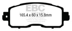 EBC 13+ Nissan Altima 2.5 (L33) Sedan Greenstuff Front Brake Pads