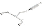 Borla 13-15 Scion FR-S 2.0L 4cyl 6spd / 13 Subaru BRZ 2.0L 4cyl 6spd SS Catback Exhaust