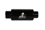 Aeromotive In-Line Filter 10AN 10 Micron Microglass Element Bright-Dip Black 2in OD