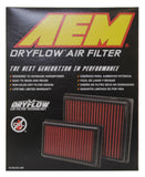 AEM 12-20 Chevrolet Malibu 1.5L/1.8L/2.0L DryFlow Air Filter