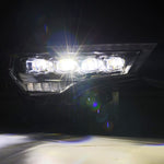 AlphaRex 14-22 Toyota 4Runner (2021 Req. Conv) NOVA LED Proj HL Blk w/Actv Light & Seq. Sig + SB DRL