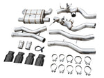 AWE SwitchPath Catback Exhaust for BMW G8X M3/M4 - Diamond Black Tips