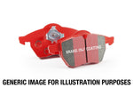 EBC 13+ Jaguar F-Type (Cast Iron Rotors Only) 3.0 Supercharged (340) Redstuff Rear Brake Pads