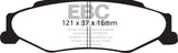 EBC 03-04 Cadillac XLR 4.6 Yellowstuff Rear Brake Pads