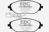 EBC 2015+ Volkswagen GTI/Golf R (Mk7) Bluestuff Front Brake Pads