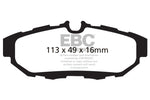 EBC 10-14 Ford Mustang 3.7 Yellowstuff Rear Brake Pads