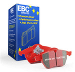 EBC 13+ Jaguar F-Type (Cast Iron Rotors Only) 3.0 Supercharged (340) Redstuff Rear Brake Pads