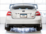 AWE Tuning Subaru STI VA / WRX GV / STI GV Sedan Touring Edition Exhaust - Diamond Black Tip (102mm)