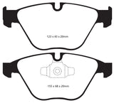 EBC 13+ BMW X1 2.0 Turbo (28i) Yellowstuff Front Brake Pads