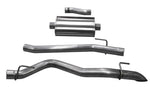 Corsa 2020-2024 Jeep Gladiator JT 3.0in Cat-Back Single Side Exit w/ Turn Down Tip