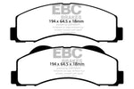 EBC 15+ Ford Expedition 3.5 Twin Turbo 2WD Greenstuff Front Brake Pads