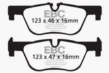 EBC 14+ BMW 228 Coupe 2.0 Turbo ATE calipers Yellowstuff Rear Brake Pads