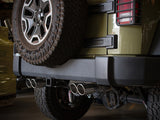 aFe Rebel Series 2.5in 409 SS Axle-Back Exhaust Polished 07-18 Jeep Wrangler (JK) V6-3.6L/3.8L