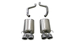 Corsa 09-13 Chevrolet Corvette (C6) 6.2L Polished Xtreme Axle-Back Exhaust w/4.5in Tips