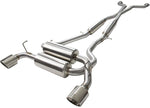 aFe Takeda 2-1/2in 304SS Cat-Back Exhaust Infiniti G37 08-13/Q60 14-15 V6-3.7 w/ Polished Tips